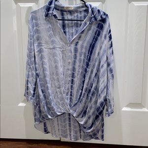 3/4 Sleeve Tie Dye Shirt